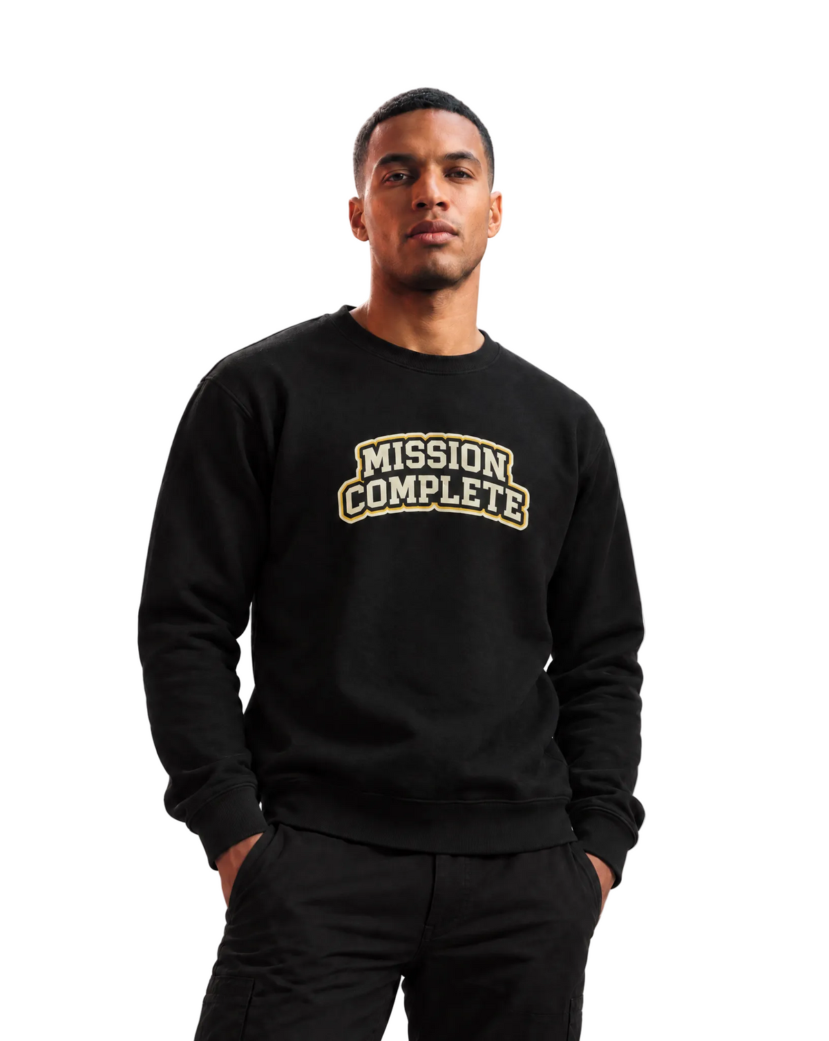 Mission Complete Sweatshirt Black Man