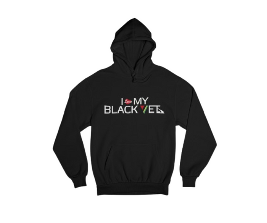 I Love My Black Vet Signature Hoodie