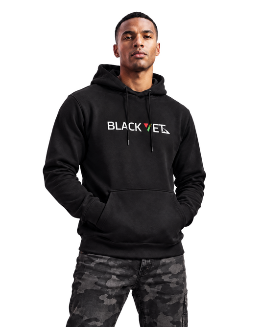 Black Vet Hoodie Black Man