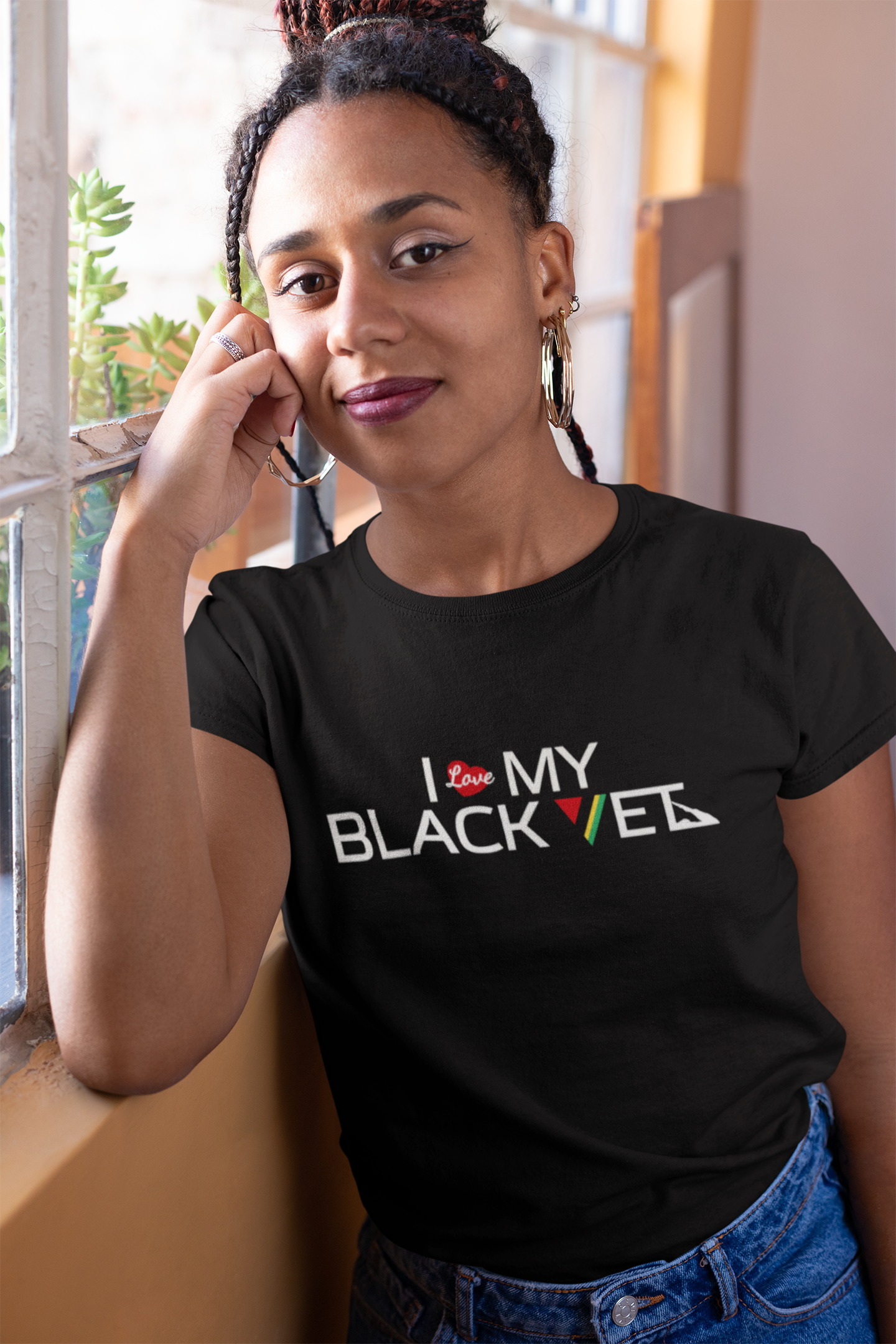 I Love My Black Vet Signature T-Shirt