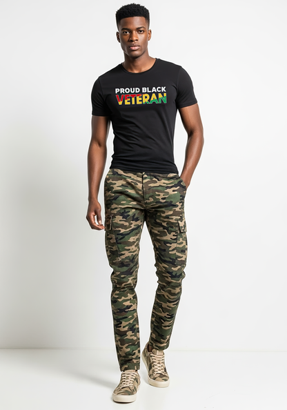 Proud Black Veteran Tee