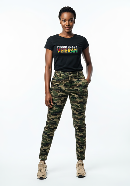 Proud Black Veteran Tee
